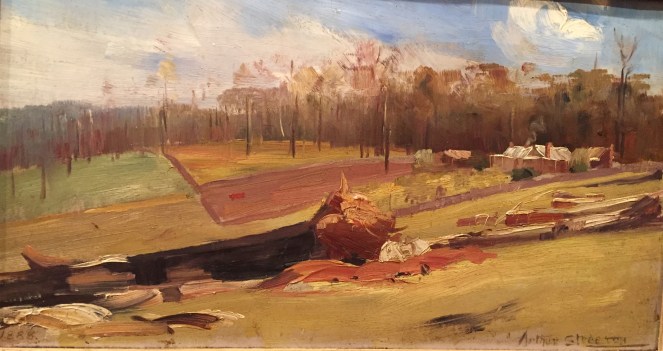 Julian Ashton, The Corner of the Paddock, 1888