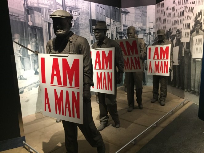 Protestors in the Memphis sanitation workers strike in 1968