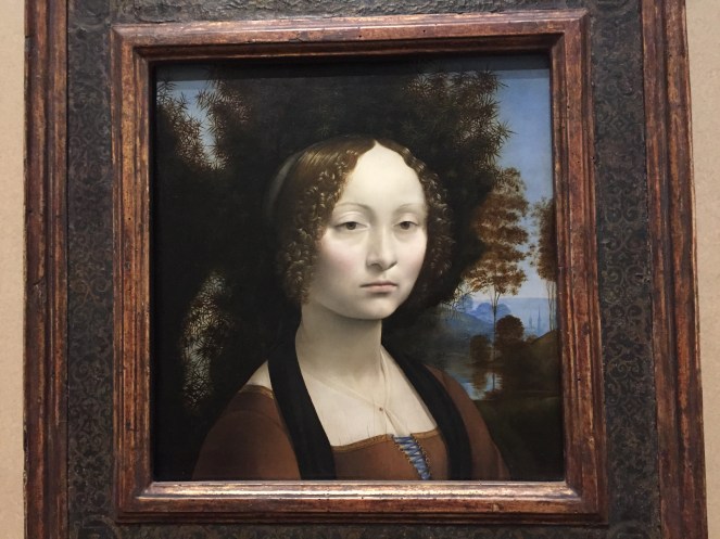 Ginevra de Benci by Leonardo da Vinci, 1474