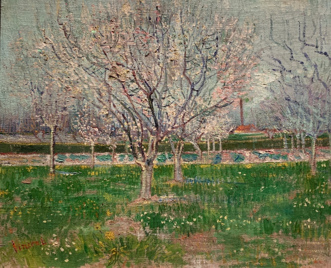 Orchard in Blossom, Vincent Van Gogh, 1888