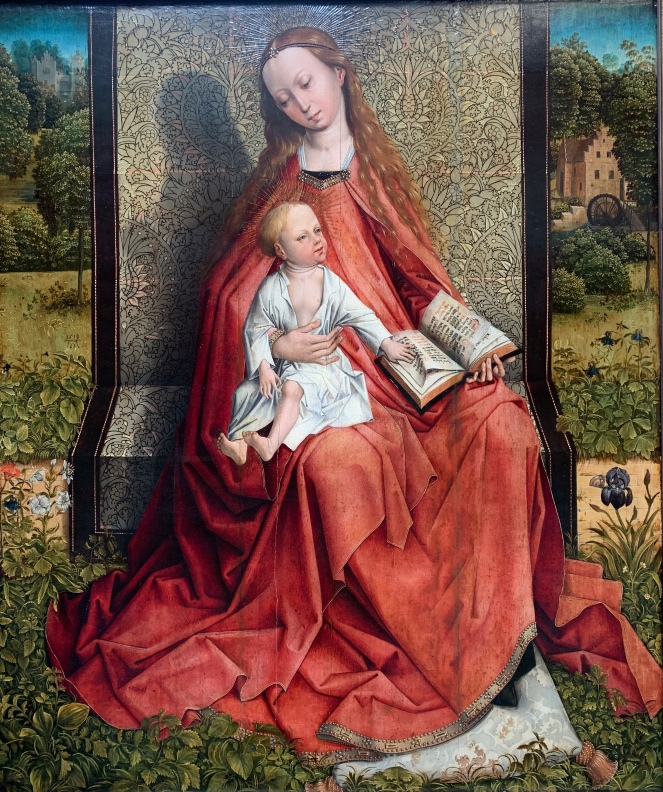 Madonna and Child by Master of the Embroided Foliage, late 15th century