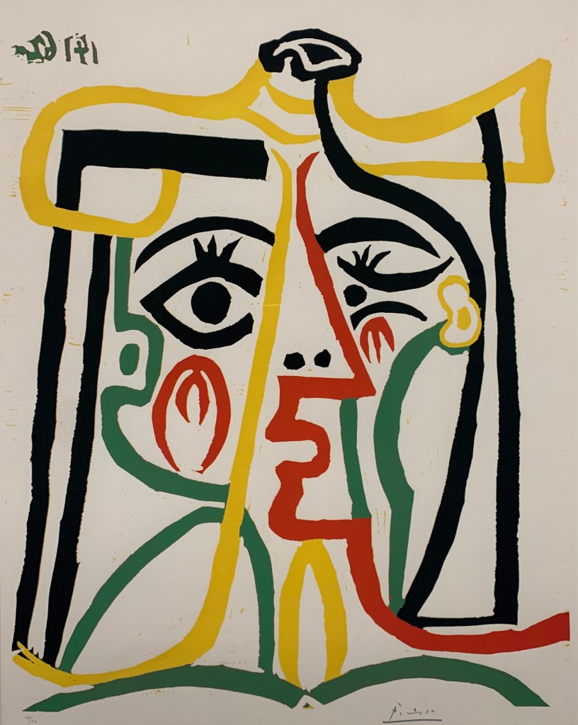 Head of a woman by Picasso