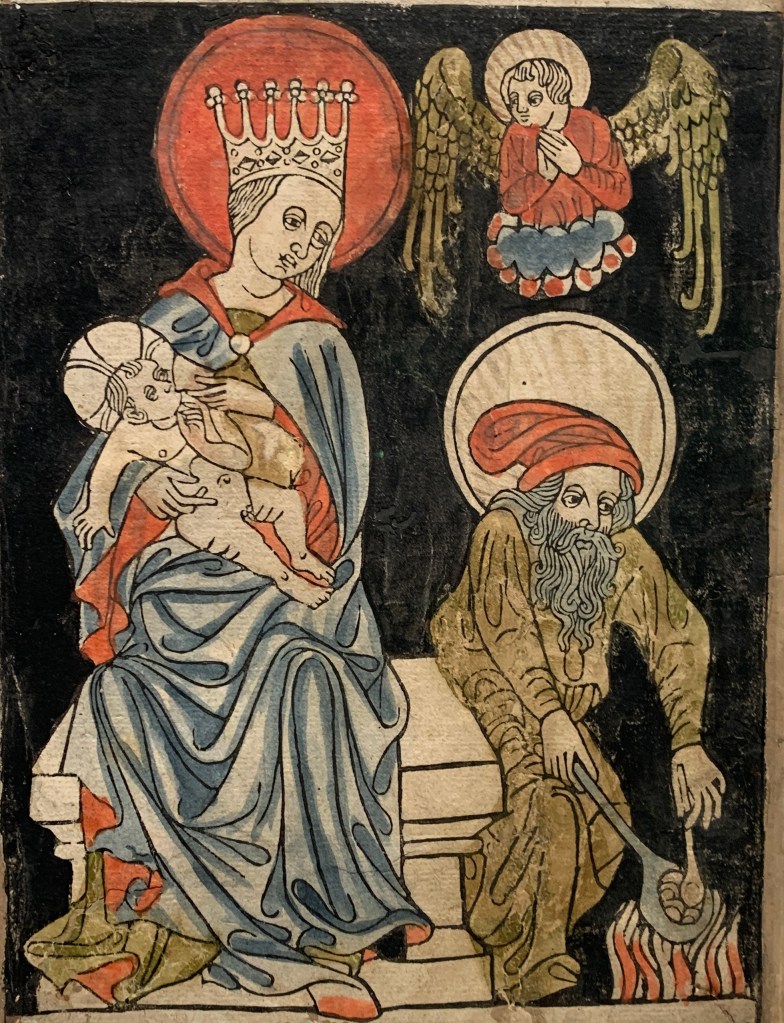 The Holy Family painted 1430