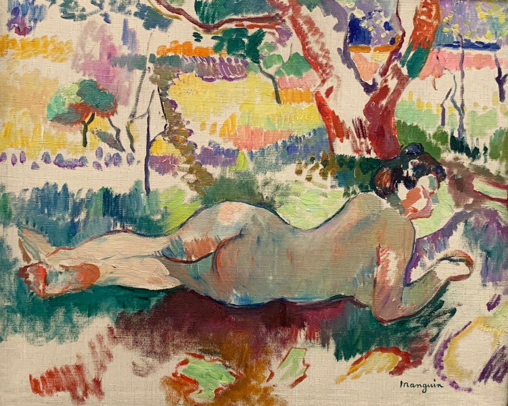 Back view of a nude by Henry Manguin