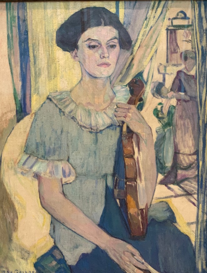 Violinist, Ida Gerhardi, 1906