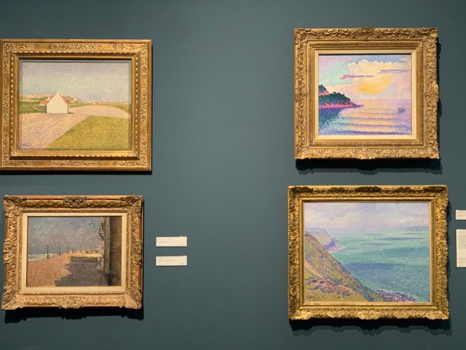 Four paintings by Paul Signac