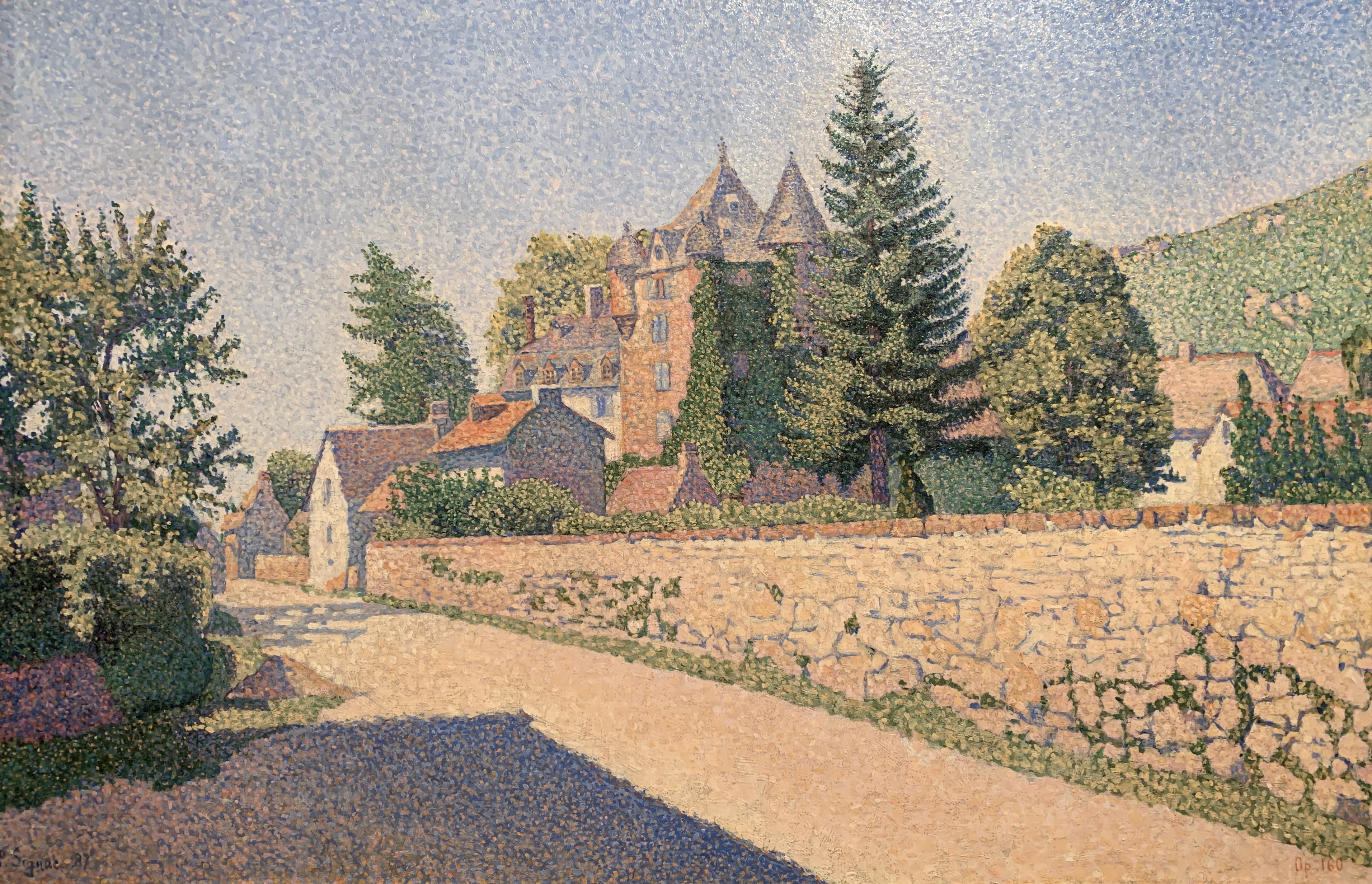 La Chateau de Comblat, Paul Signac, 1887