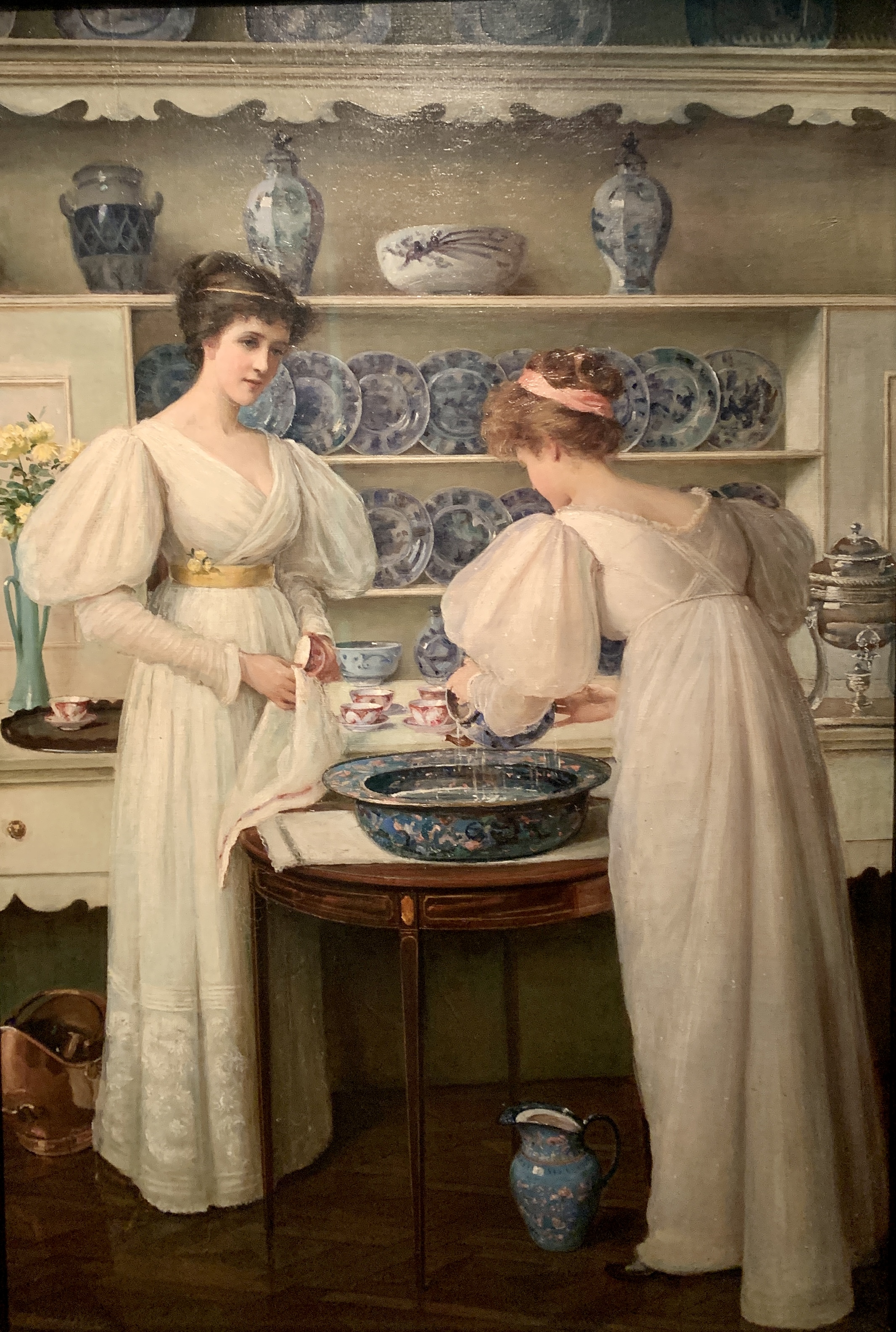 'Blue & white', Louise Jopling, 1896