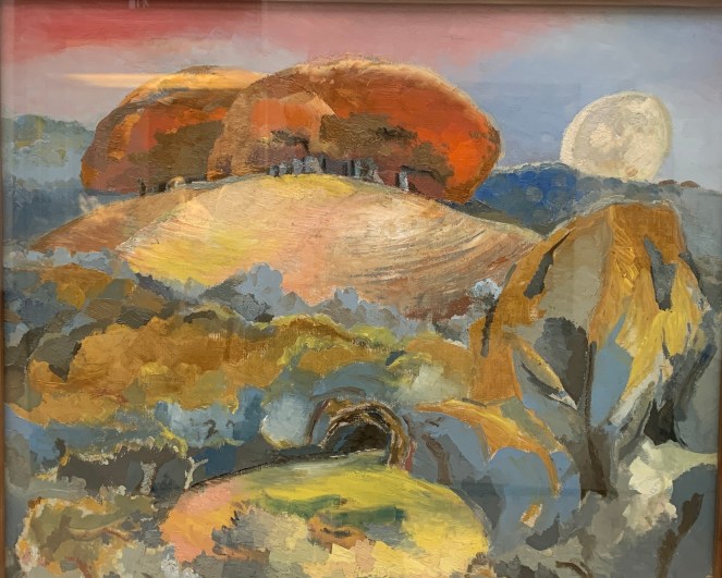 'Landscape of the moon's last phase', Paul Nash, 1944