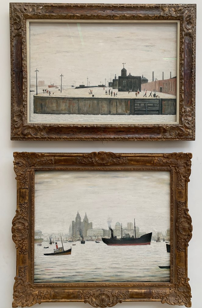 Two paintings by LS Lowry