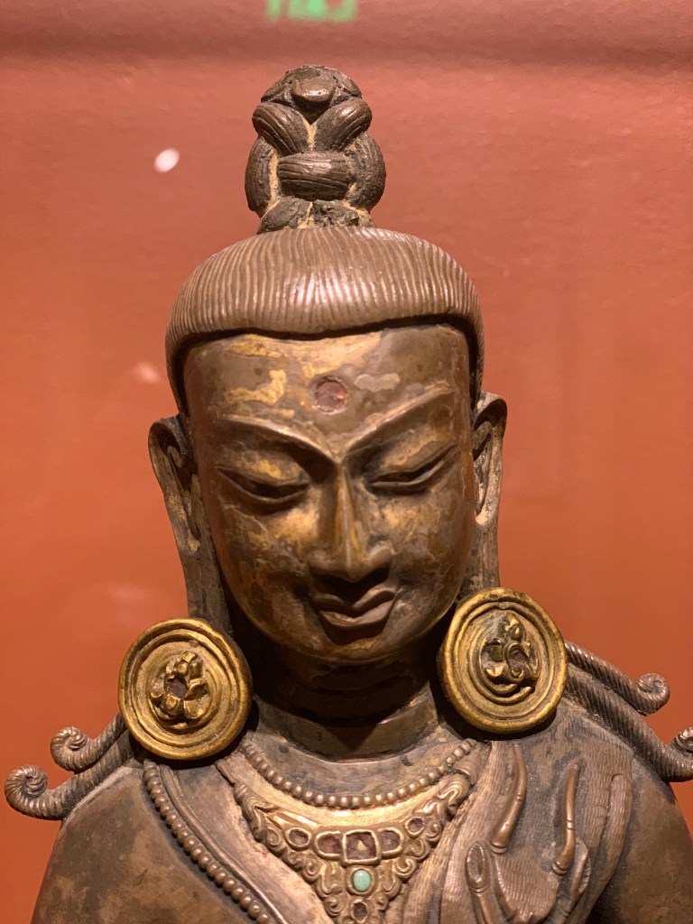 Head of a bodhisattva from Tibet