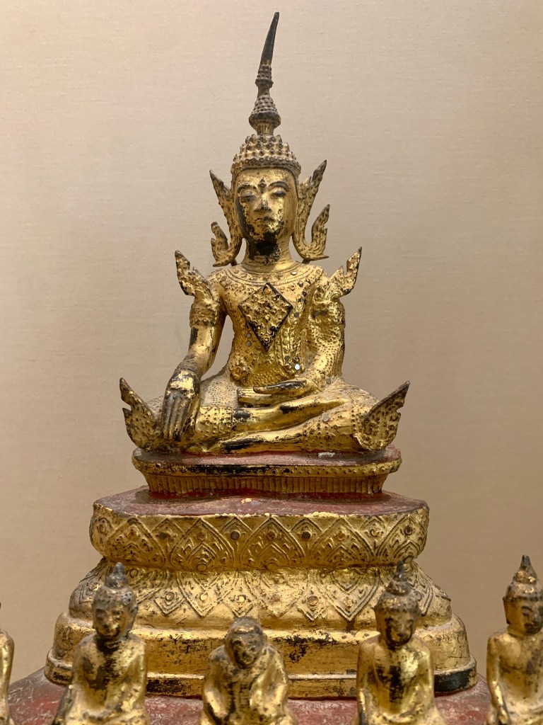 Enthroned buddha, Thailand, mid 19th century