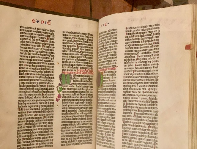 The Gutenberg Bible, 1450