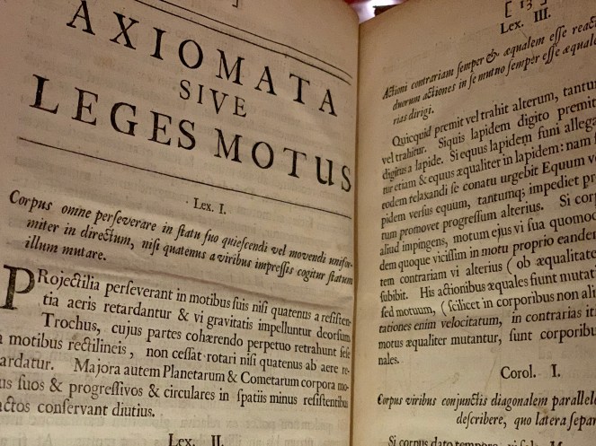 'Principa' by Isaac Newton